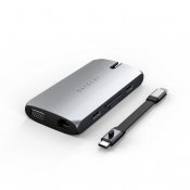 Satechi USB-C On-the-Go Multiport Adapter - Rymdgrå