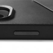 Mujjo Plånboksfodral i läder för iPhone 15 Plus - Svart