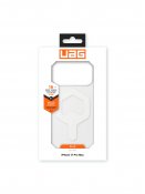 Urban Armor Gear iPhone 17 Pro Max Case Plyo with MagSafe, Shock Absorbing and Transparent - Ice/White