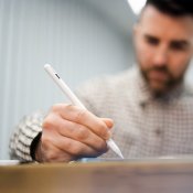 Skriva Stylus og etui - Blå