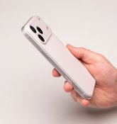 Süti Silicone PhoneBack iPhone 17 Prolle - Lämmin harmaa