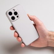 Süti Silicone PhoneBack iPhone 17 Prolle - Lämmin harmaa