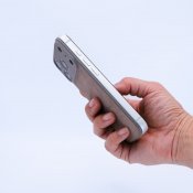 Süti NanoSuede PhoneBack för iPhone 17 Pro - Sandsten