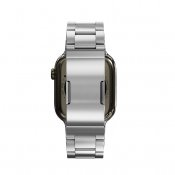 KeyBudz Spectra -sarjan Apple Watch -ranneke (Large) - Ruostumaton teräs