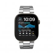 KeyBudz Spectra -sarjan Apple Watch -ranneke (Large) - Ruostumaton teräs