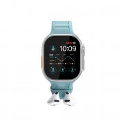 KeyBudz Sync+ Series armband och AirPod-docka för 44–49 mm Apple Watch - Tidal Blue