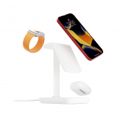Twelve South HiRise Three - trådlös laddning med MagSafe för dina Apple produkter - Vit