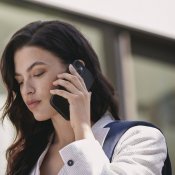 Mujjo Läderfodral med MagSafe för iPhone 14/15 Plus - Svart