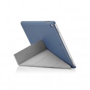 Pipetto origami-etui for iPad Air/Pro 10,5" - Marineblå