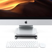 Satechi USB-C Aluminium Monitorstativ Hub för iMac - Silver