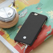 Just Mobile Quattro Back - Exquisite Leather C,ase for iPhone 6s - Grey