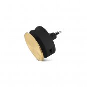 Usbepower AERO MINI Luxury Editon - Dual USB roll charger with iPhone stand and cable roller - Gold
