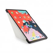 Pipetto iPad Pro 2018 11" Origami Case - Silver/Clear