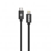 Kanex Durabraid USB-C till Lightningkabel 2m - Silver