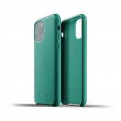 Mujjo Full Leather Case för iPhone 11 Pro - Alpingrön