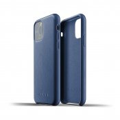 Mujjo Full Leather Case för iPhone 11 Pro - Monacoblå