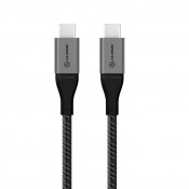 ALOGIC Ultra USB-C till USB-C kabel 5A/480Mbps 30 cm - Rymdgrå