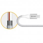 ALOGIC Ultra USB-C till USB-C kabel 5A/480Mbps 30 cm - Silver