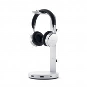 Satechi Aluminum Headphone Stand with built in USB Hub - Silver