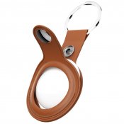 Keybudz nyckelring i läder för AirTag - Tan
