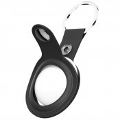 Keybudz nyckelring i läder för AirTag 2-pack - Svart