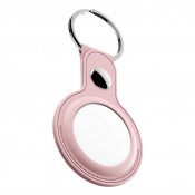 Keybudz nyckelring i läder för AirTag 2-pack - Rosa