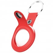 Keybudz nyckelring i läder för AirTag 2-pack - Röd