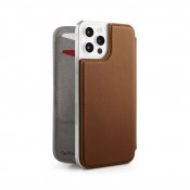 Twelve South SurfacePad for iPhone 12 Pro Max - Razor Thin nappa leather - Cognac