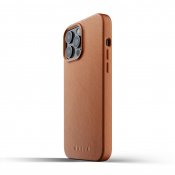 Mujjo Full Leather Case för iPhone 13 Pro Max - Tan
