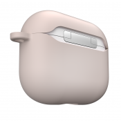 PodSkinz HyBridShell Series Keychain Case -  Hårt Premium skal i tre lager för dina Airpods 3 - Pastell Rosa
