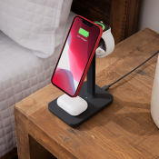 Twelve South HiRise 3 - wireless charging with MagSafe for your Apple devices - Black