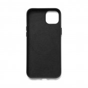 Mujjo Full Leather Case with MagSafe for iPhone 15 Plus - Black