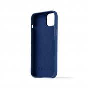 Mujjo Full Leather Case with MagSafe for iPhone 14 Plus - Monaco Blue