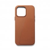 Mujjo Full Leather Wallet Case för iPhone 14 Pro Max - Tan