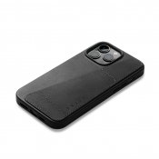 Mujjo Full Leather Wallet Case for iPhone 14 Pro Max - Black
