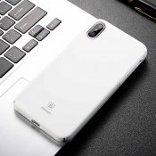 Baseus Ultratunt iPhone X/XS-skal i högkvalitativt PC-material för skydd och komfort - Vit