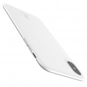 Baseus Ultratunt iPhone X/XS-skal i högkvalitativt PC-material för skydd och komfort - Vit