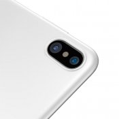 Baseus Ultratunt iPhone X/XS-skal i högkvalitativt PC-material för skydd och komfort - Vit