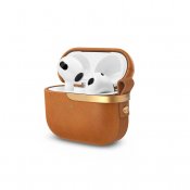 Moshi Pebbo Luxe för AirPods 3 - Karamellbrun
