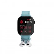 KeyBudz Sync+ Series Watch Strap and AirPod Dock for 38-42mm Apple Watch - Tidal Blue