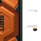 UAG Monarch Pro -suojakuori Samsung Galaxy S26 Ultra -puhelimelle - Kevlar poltettu oranssi