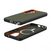 UAG Civilian Cover med magnet til Samsung Galaxy S26 Ultra - Olivenfarvet/Orange