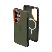 UAG Civilian Cover med magnet til Samsung Galaxy S26 Ultra - Olivenfarvet/Orange