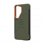 UAG Civilian Cover med magnet til Samsung Galaxy S26 Ultra - Olivenfarvet/Orange