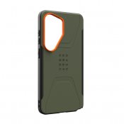 UAG Civilian Cover med magnet til Samsung Galaxy S26 Ultra - Olivenfarvet/Orange