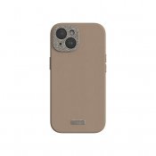 Moshi Napa for iPhone 15 - Woodsmoke brown
