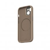 Moshi Napa for iPhone 15 - Woodsmoke brown