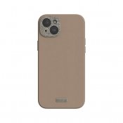 Moshi Napa for iPhone 15 Plus - Woodsmoke brown