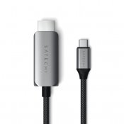 Satechi USB-C - HDMI 2.1 8K-kaapeliin - HDMI 2.1 8K-kaapeliin - Avaruuden harmaa