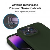 Just Mobile tENC silikonfodral - Mörkgrön